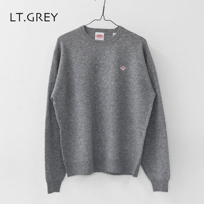 DANTON [ダントン] M LAMBSWOOL CREW NECK KNIT PULLOVER [DT-D0028LMW] ラムズウールクルーネックニットプルオーバー・MEN'S [2026AW]