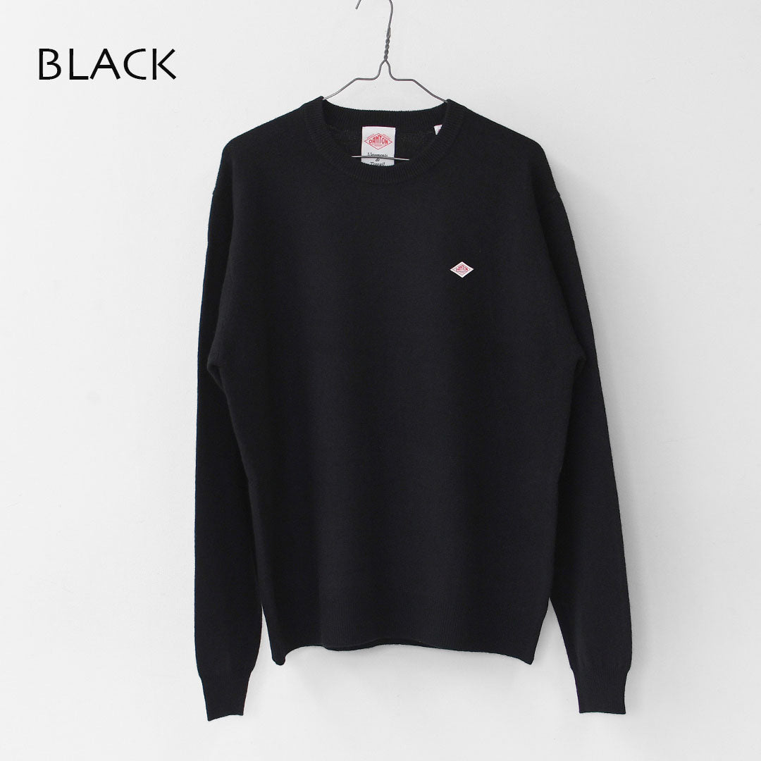 DANTON [ダントン] M LAMBSWOOL CREW NECK KNIT PULLOVER [DT-D0028LMW] ラムズウールクルーネックニットプルオーバー・MEN'S [2026AW]