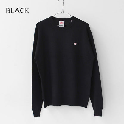 DANTON [ダントン] M LAMBSWOOL CREW NECK KNIT PULLOVER [DT-D0028LMW] ラムズウールクルーネックニットプルオーバー・MEN'S [2026AW]