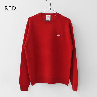 DANTON [ダントン] M LAMBSWOOL CREW NECK KNIT PULLOVER [DT-D0028LMW] ラムズウールクルーネックニットプルオーバー・MEN'S [2025AW]
