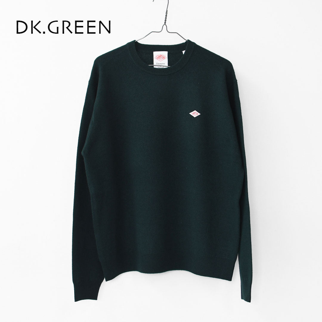 DANTON [ダントン] M LAMBSWOOL CREW NECK KNIT PULLOVER [DT-D0028LMW] ラムズウールクルーネックニットプルオーバー・MEN'S [2025AW]