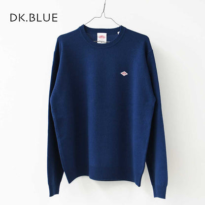 DANTON [ダントン] M LAMBSWOOL CREW NECK KNIT PULLOVER [DT-D0028LMW] ラムズウールクルーネックニットプルオーバー・MEN'S [2026AW]