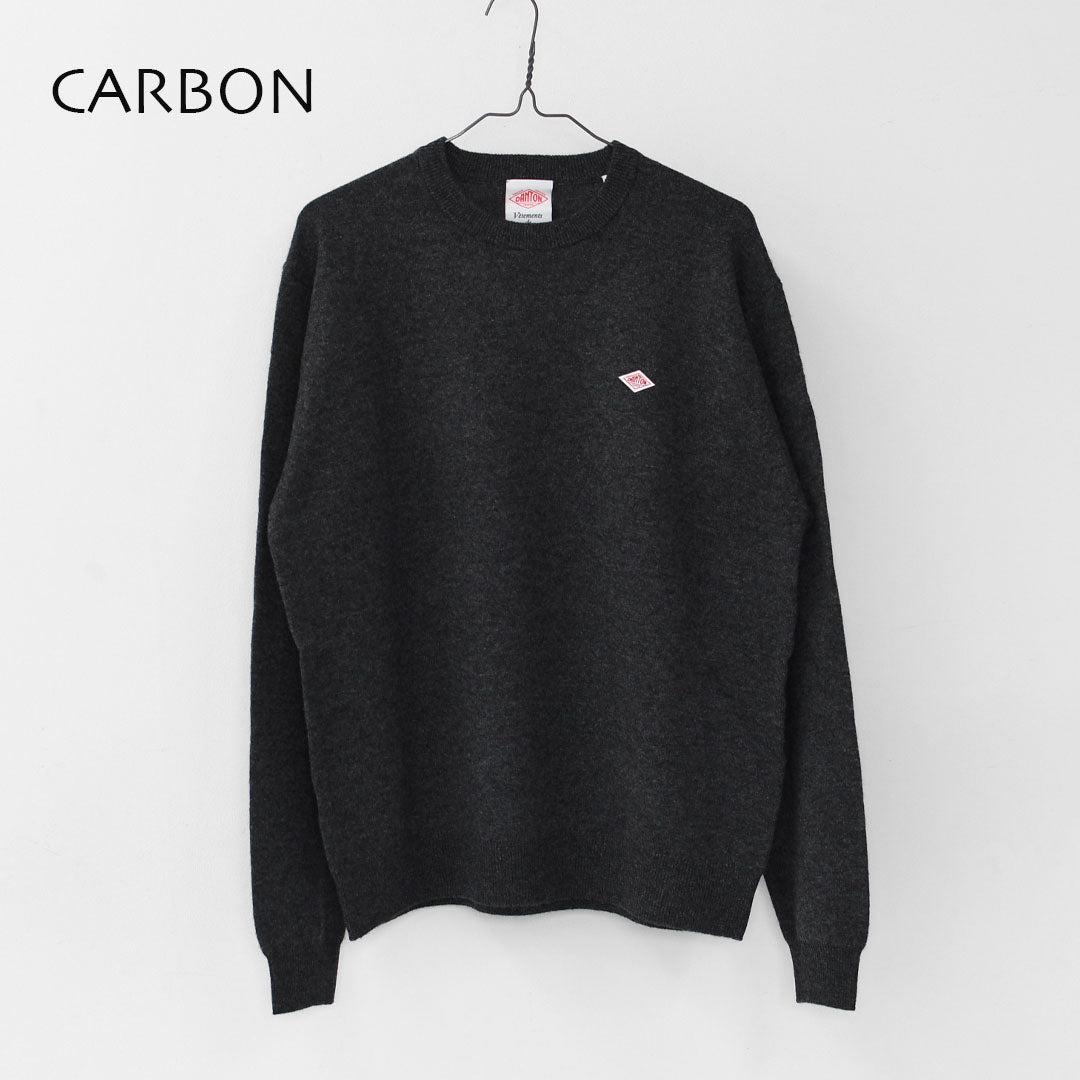 DANTON [ダントン] M LAMBSWOOL CREW NECK KNIT PULLOVER [DT-D0028LMW] ラムズウールクルーネックニットプルオーバー・MEN'S [2025AW]