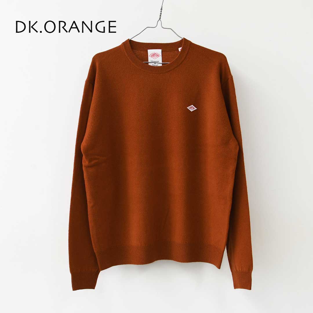 DANTON [ダントン] M LAMBSWOOL CREW NECK KNIT PULLOVER [DT-D0028LMW] ラムズウールクルーネックニットプルオーバー・MEN'S [2026AW]