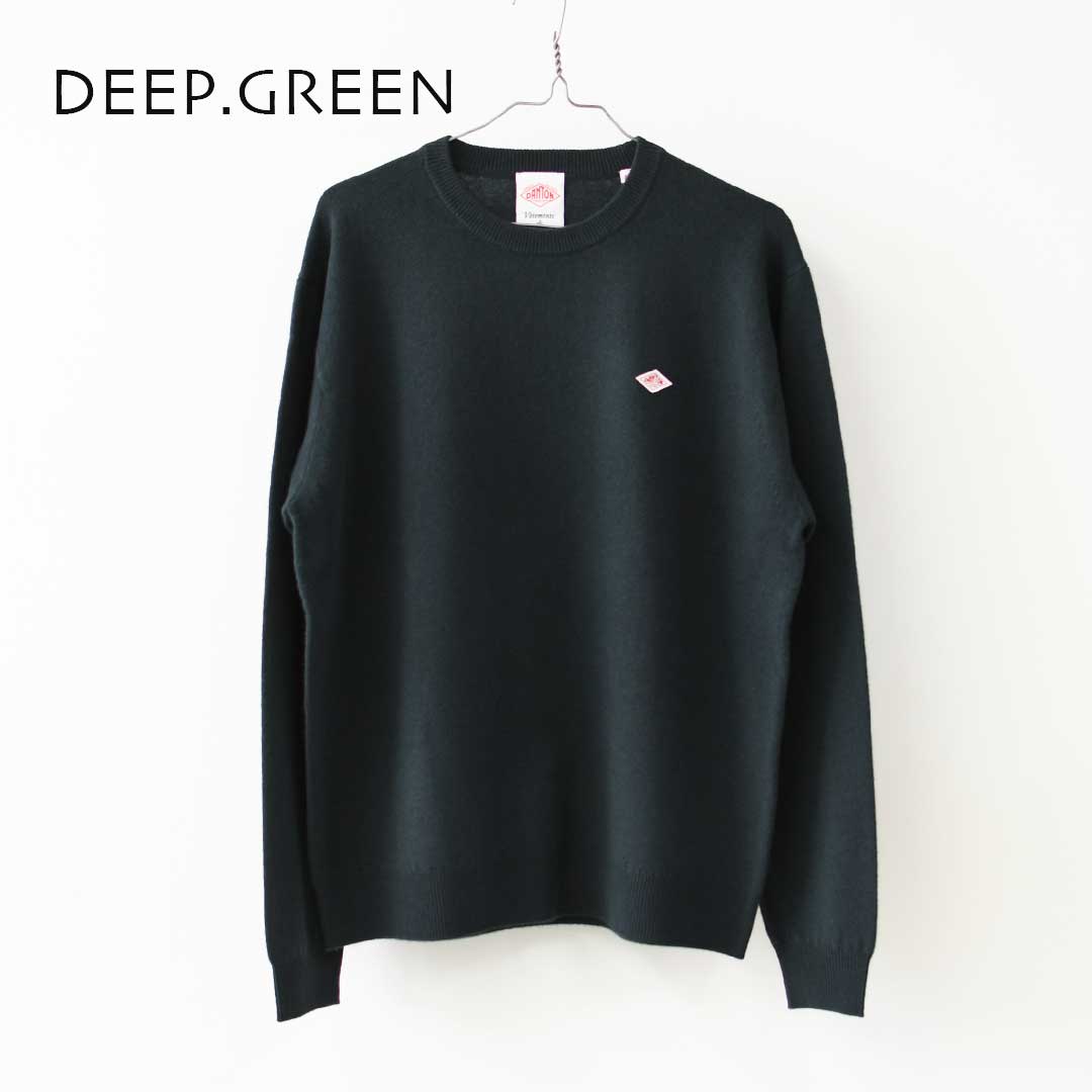 DANTON [ダントン] M LAMBSWOOL CREW NECK KNIT PULLOVER [DT-D0028LMW] ラムズウールクルーネックニットプルオーバー・MEN'S [2026AW]