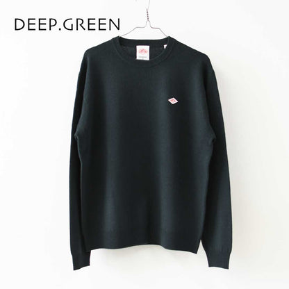 DANTON [ダントン] M LAMBSWOOL CREW NECK KNIT PULLOVER [DT-D0028LMW] ラムズウールクルーネックニットプルオーバー・MEN'S [2026AW]