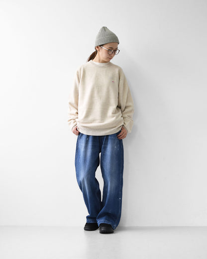 DANTON [ダントン] M LAMBSWOOL CREW NECK KNIT PULLOVER [DT-D0028LMW] ラムズウールクルーネックニットプルオーバー・MEN'S [2025AW]