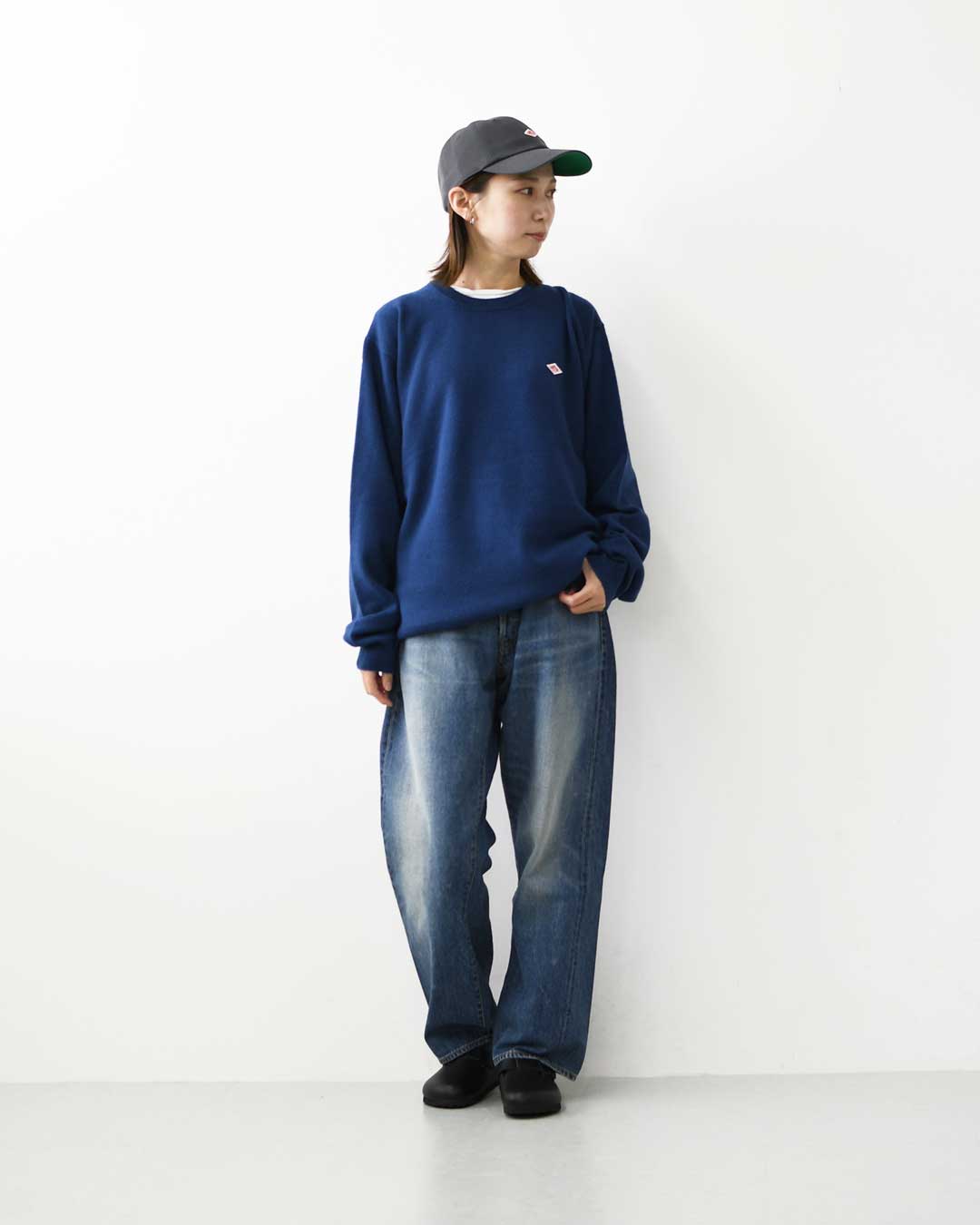 DANTON [ダントン] M LAMBSWOOL CREW NECK KNIT PULLOVER [DT-D0028LMW] ラムズウールクルーネックニットプルオーバー・MEN'S [2026AW]
