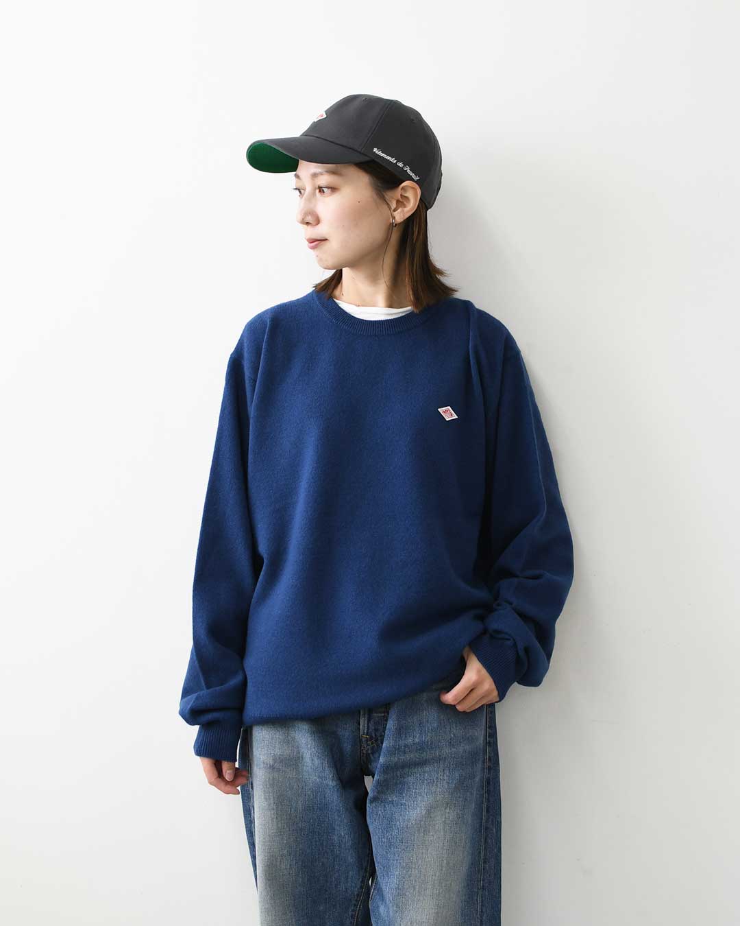 DANTON [ダントン] M LAMBSWOOL CREW NECK KNIT PULLOVER [DT-D0028LMW] ラムズウールクルーネックニットプルオーバー・MEN'S [2026AW]