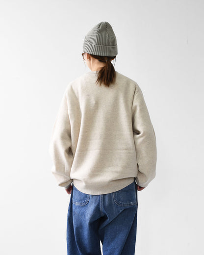 DANTON [ダントン] M LAMBSWOOL CREW NECK KNIT PULLOVER [DT-D0028LMW] ラムズウールクルーネックニットプルオーバー・MEN'S [2025AW]