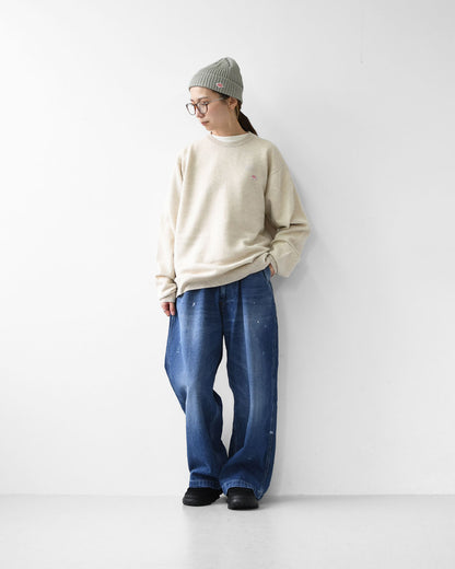 DANTON [ダントン] M LAMBSWOOL CREW NECK KNIT PULLOVER [DT-D0028LMW] ラムズウールクルーネックニットプルオーバー・MEN'S [2025AW]