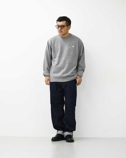 DANTON [ダントン] M LAMBSWOOL CREW NECK KNIT PULLOVER [DT-D0028LMW] ラムズウールクルーネックニットプルオーバー・MEN'S [2026AW]