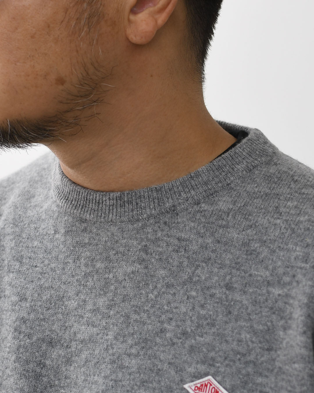 DANTON [ダントン] M LAMBSWOOL CREW NECK KNIT PULLOVER [DT-D0028LMW] ラムズウールクルーネックニットプルオーバー・MEN'S [2026AW]