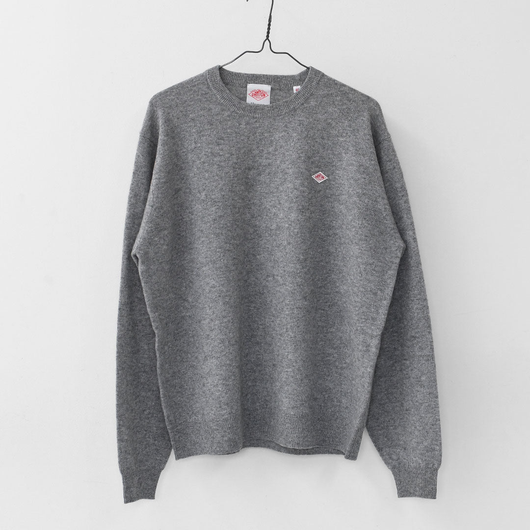 DANTON [ダントン] M LAMBSWOOL CREW NECK KNIT PULLOVER [DT-D0028LMW] ラムズウールクルーネックニットプルオーバー・MEN'S [2026AW]
