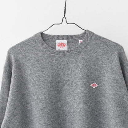 DANTON [ダントン] M LAMBSWOOL CREW NECK KNIT PULLOVER [DT-D0028LMW] ラムズウールクルーネックニットプルオーバー・MEN'S [2026AW]