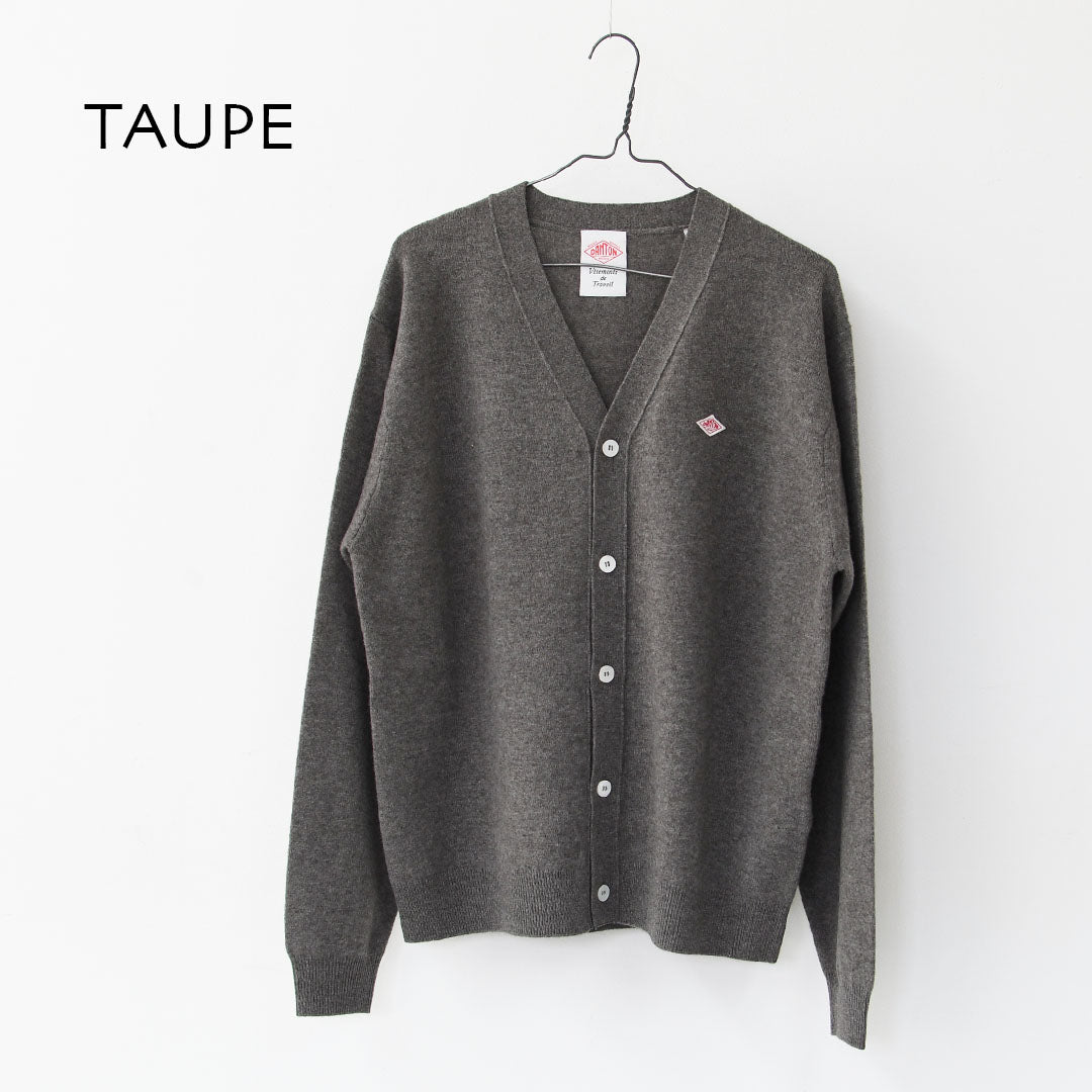 DANTON [ダントン] M V NECK CARDIGAN [DT-D0030LMW] Vネックカーディガン・MEN'S [2024AW]