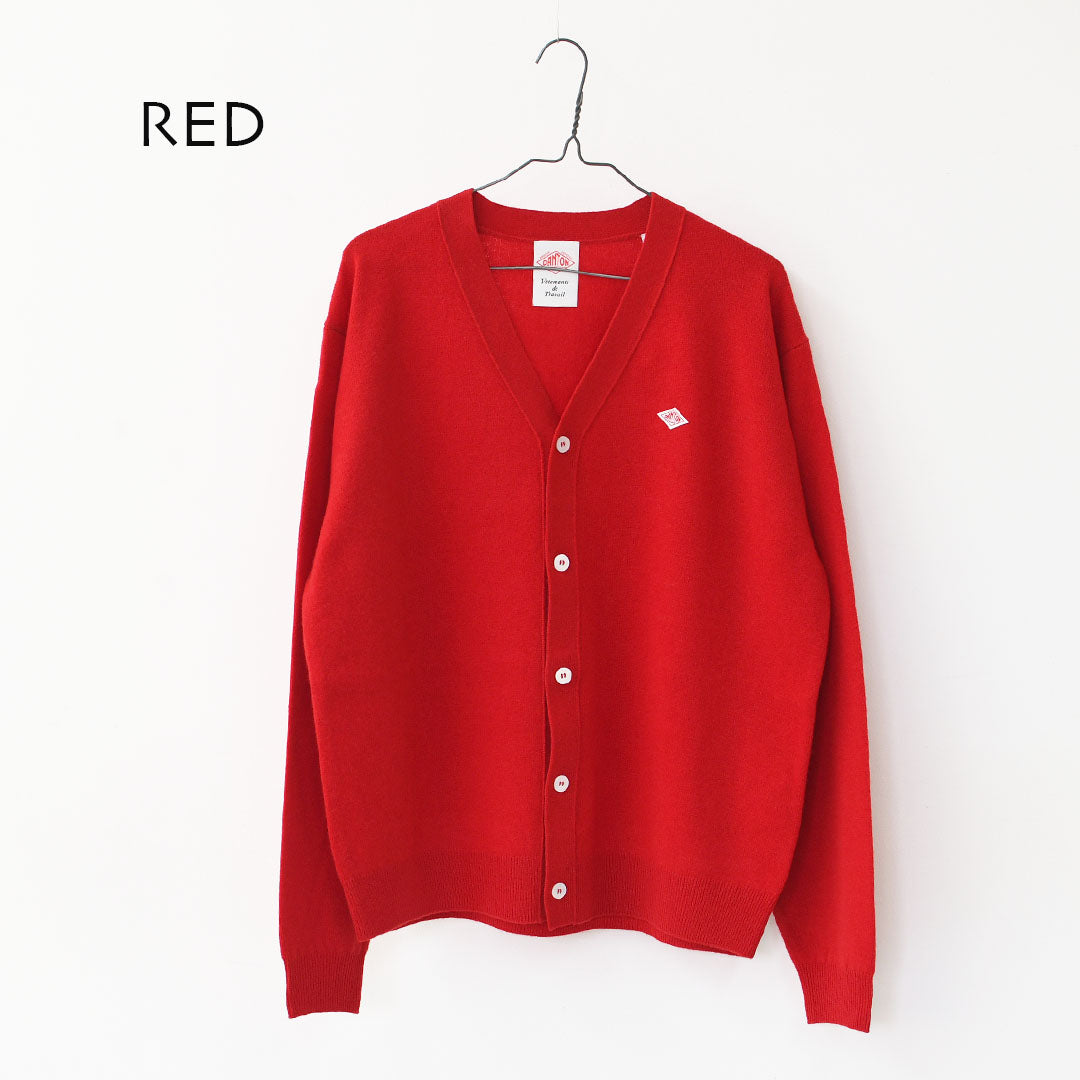 DANTON [ダントン] M V NECK CARDIGAN [DT-D0030LMW] Vネックカーディガン・MEN'S [2024AW]