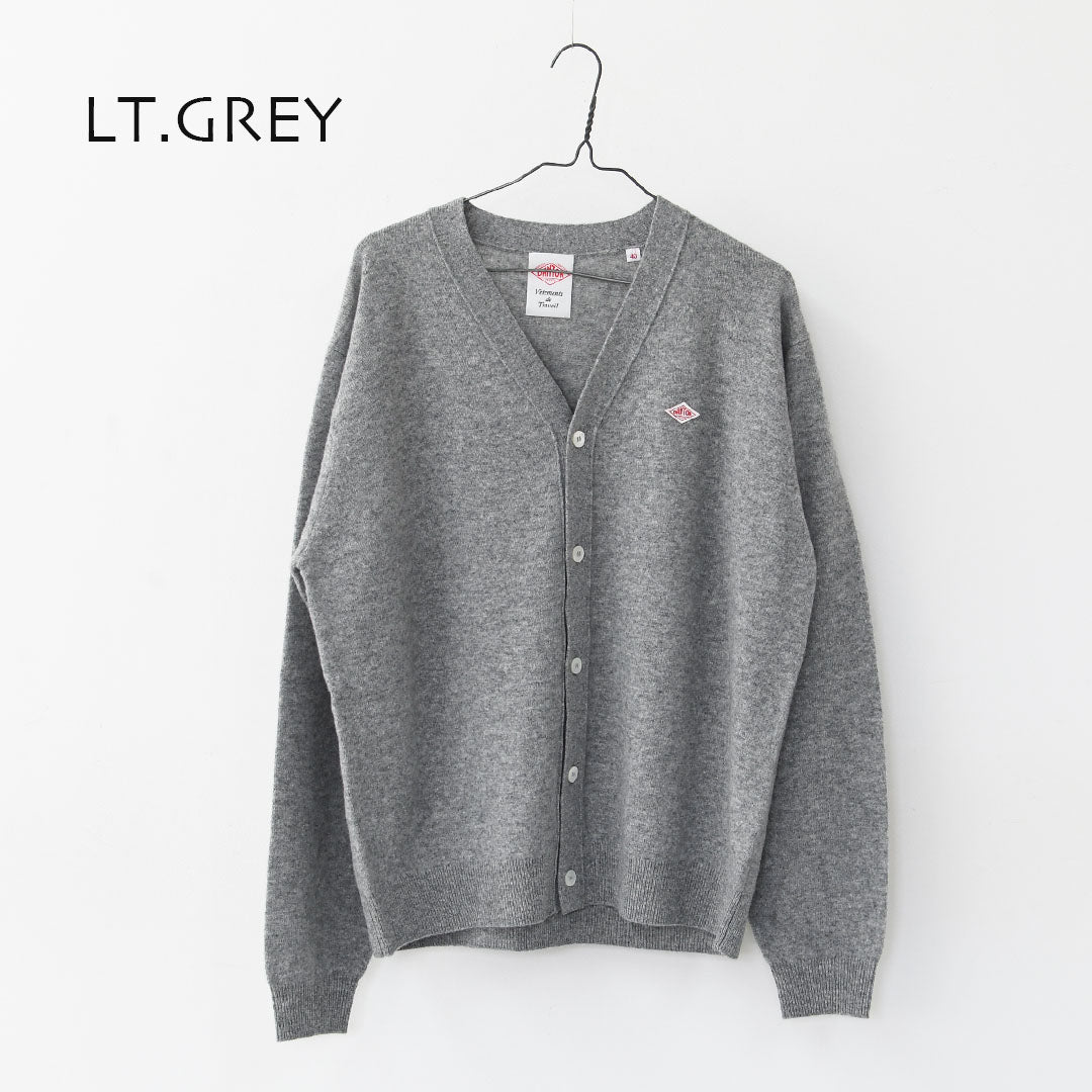 DANTON [ダントン] M V NECK CARDIGAN [DT-D0030LMW] Vネックカーディガン・MEN'S [2026AW]