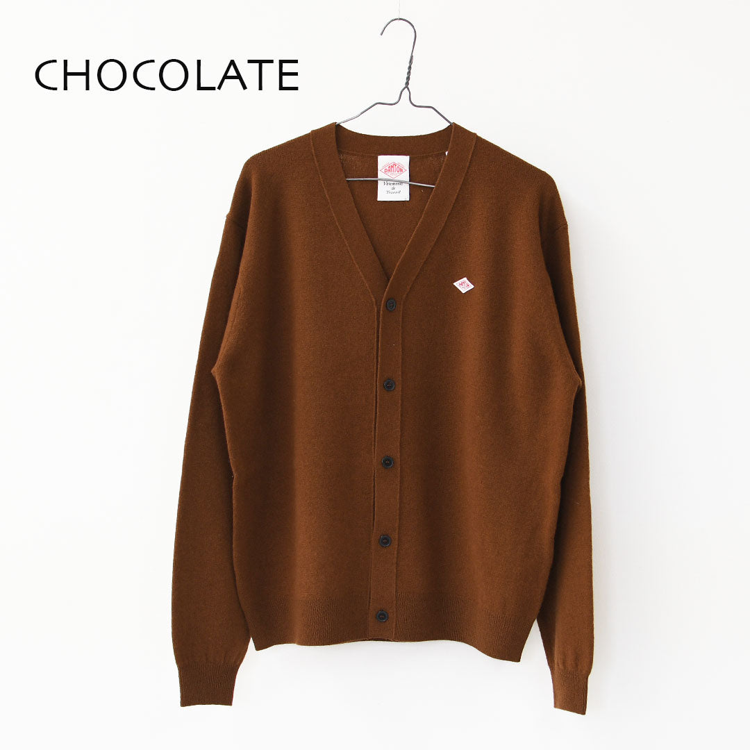 DANTON [ダントン] M V NECK CARDIGAN [DT-D0030LMW] Vネックカーディガン・MEN'S [2024AW]