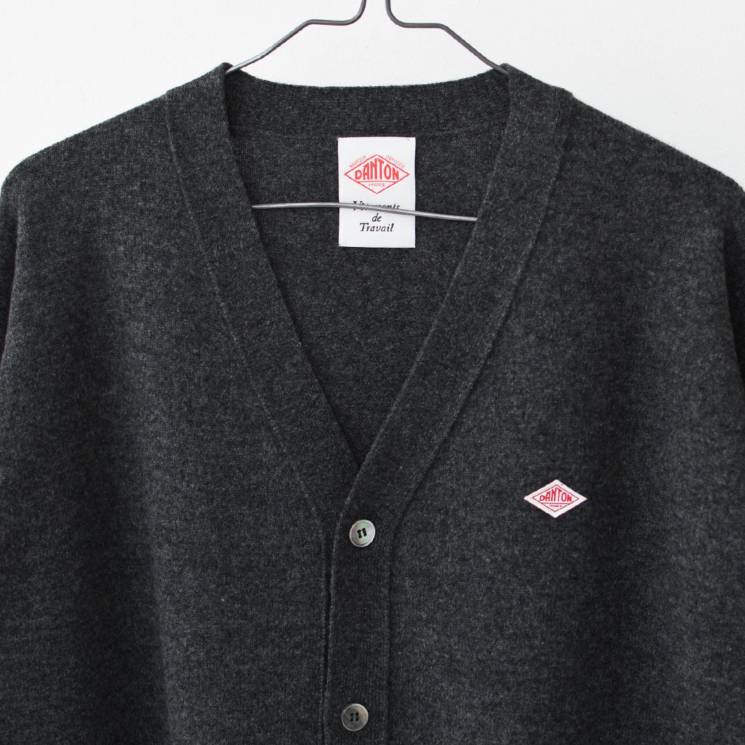 DANTON [ダントン] M V NECK CARDIGAN [DT-D0030LMW] Vネックカーディガン・MEN'S [2024AW]