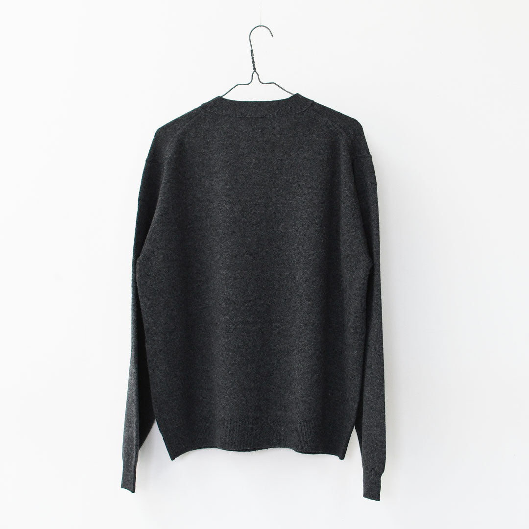 DANTON [ダントン] M V NECK CARDIGAN [DT-D0030LMW] Vネックカーディガン・MEN'S [2024AW]