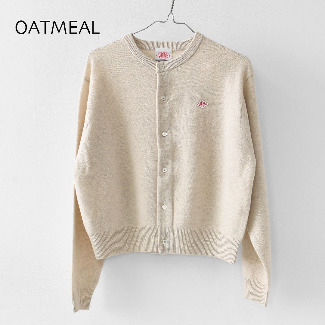 DANTON [ダントン] W LAMBSWOOL CREW NECK KNIT CARDIGAN [DT-D0031LMW] ラムウールクルーネックニットカーディガン [2025AW]