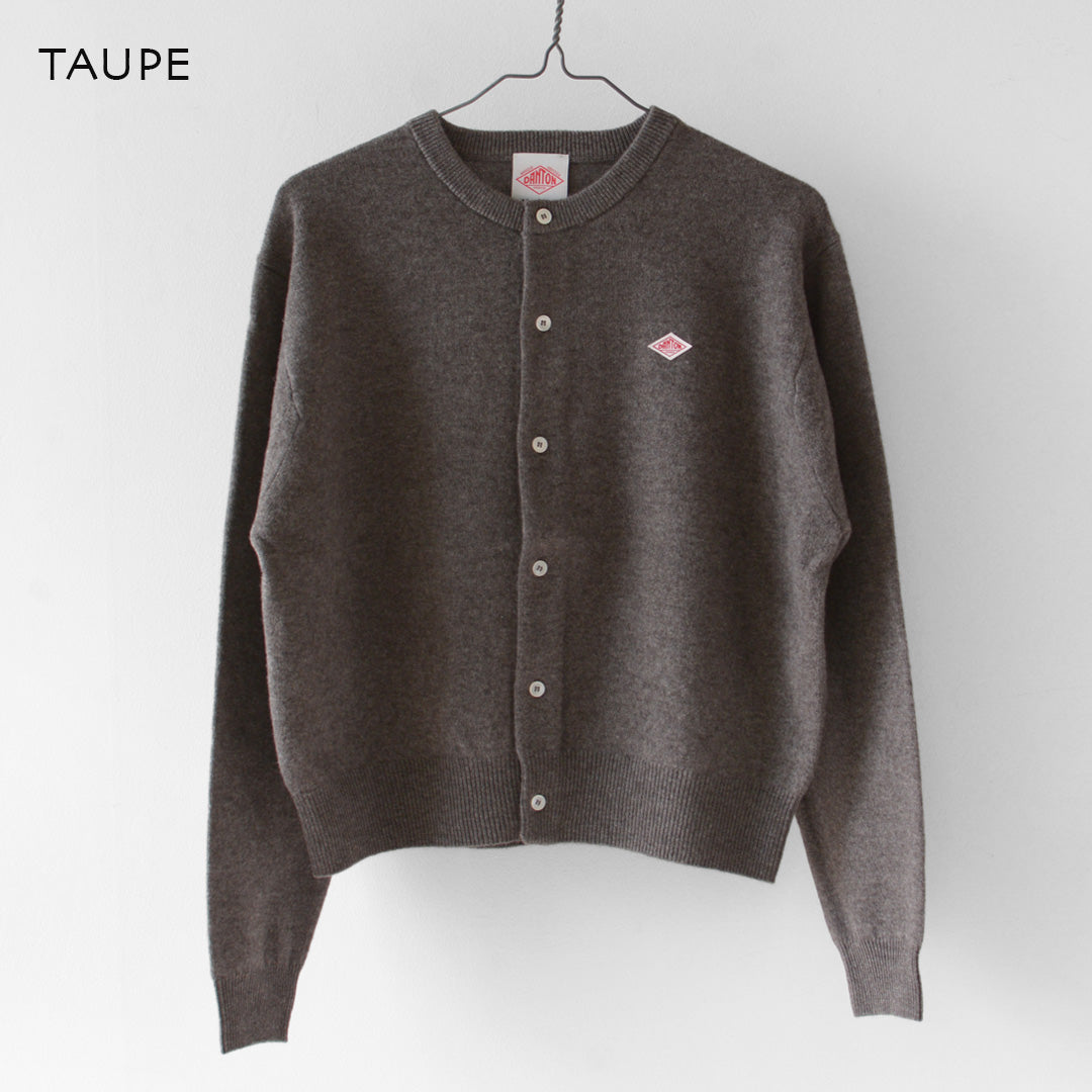 DANTON [ダントン] W LAMBSWOOL CREW NECK KNIT CARDIGAN [DT-D0031LMW] ラムウールクルーネックニットカーディガン [2026AW]