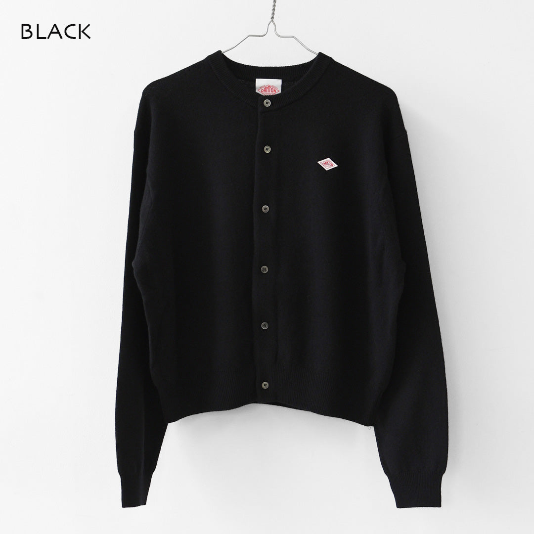 DANTON [ダントン] W LAMBSWOOL CREW NECK KNIT CARDIGAN [DT-D0031LMW] ラムウールクルーネックニットカーディガン [2026AW]