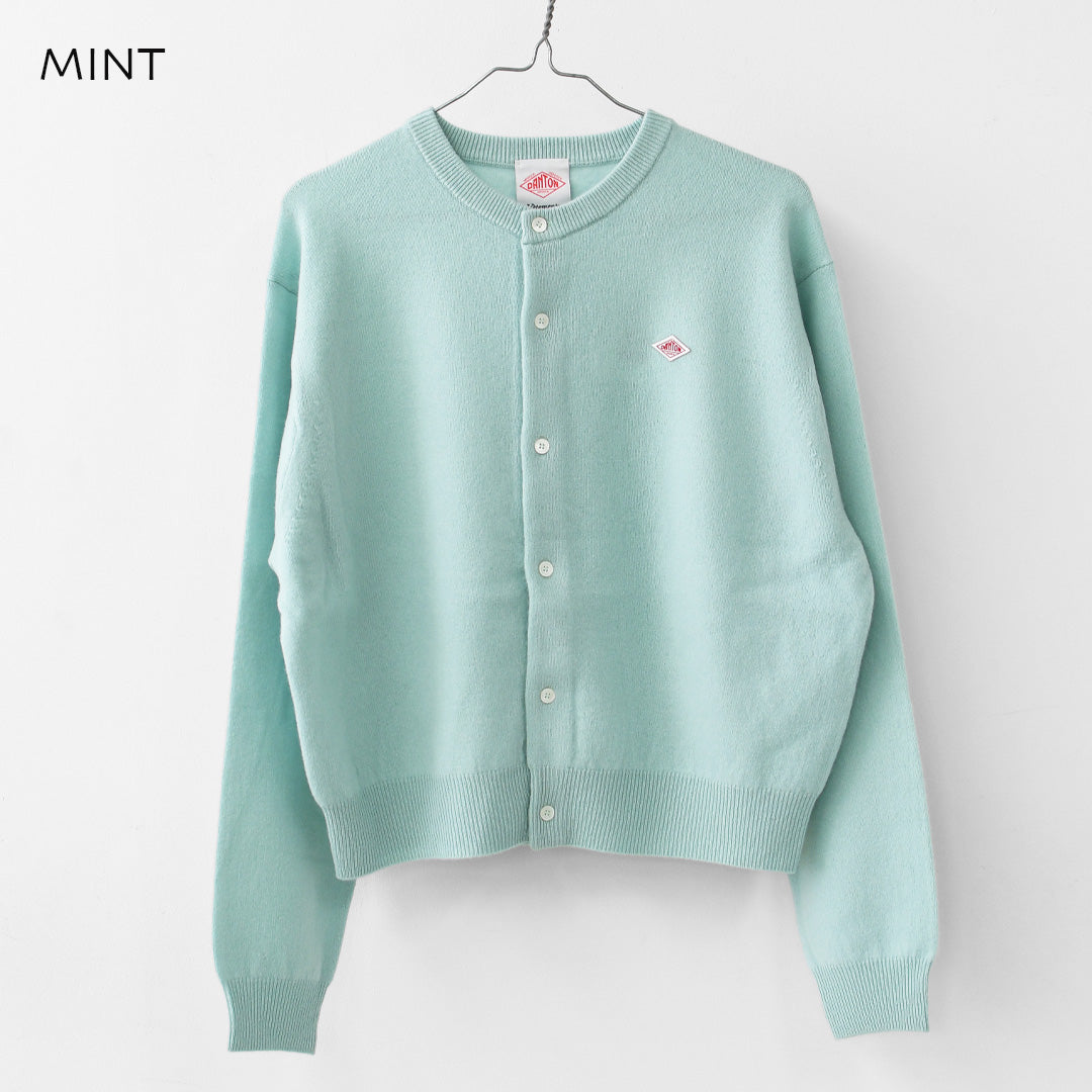 DANTON [ダントン] W LAMBSWOOL CREW NECK KNIT CARDIGAN [DT-D0031LMW] ラムウールクルーネックニットカーディガン [2026AW]