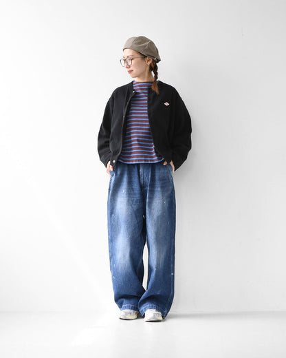 DANTON [ダントン] W LAMBSWOOL CREW NECK KNIT CARDIGAN [DT-D0031LMW] ラムウールクルーネックニットカーディガン [2025AW]