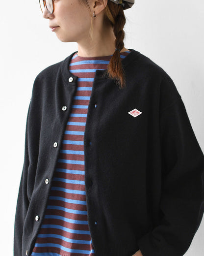 DANTON [ダントン] W LAMBSWOOL CREW NECK KNIT CARDIGAN [DT-D0031LMW] ラムウールクルーネックニットカーディガン [2025AW]