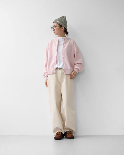 DANTON [ダントン] W LAMBSWOOL CREW NECK KNIT CARDIGAN [DT-D0031LMW] ラムウールクルーネックニットカーディガン [2025AW]