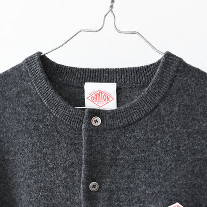 DANTON [ダントン] W LAMBSWOOL CREW NECK KNIT CARDIGAN [DT-D0031LMW] ラムウールクルーネックニットカーディガン [2025AW]