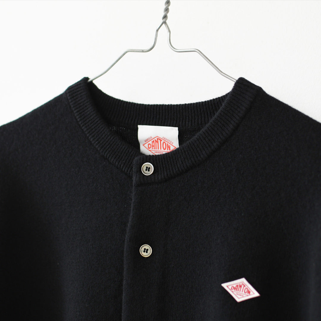 DANTON [ダントン] W LAMBSWOOL CREW NECK KNIT CARDIGAN [DT-D0031LMW] ラムウールクルーネックニットカーディガン [2026AW]