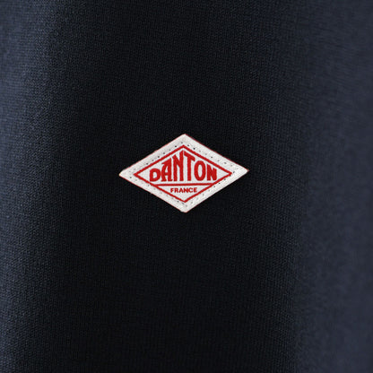 DANTON [ダントン] W Jersey Knit Crew Neck Cardigan [DT-D0137YSD] ジャージーニットクルーネックカーディガン・ニットカーディガン・ハイゲージニット・クルーネック・シンプル・ロゴ・LADY'S [2026SS]