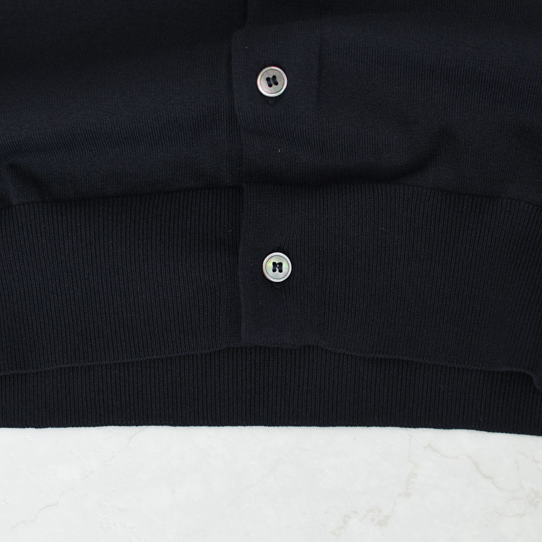 DANTON [ダントン] W Jersey Knit Crew Neck Cardigan [DT-D0137YSD] ジャージーニットクルーネックカーディガン・ニットカーディガン・ハイゲージニット・クルーネック・シンプル・ロゴ・LADY'S [2026SS]