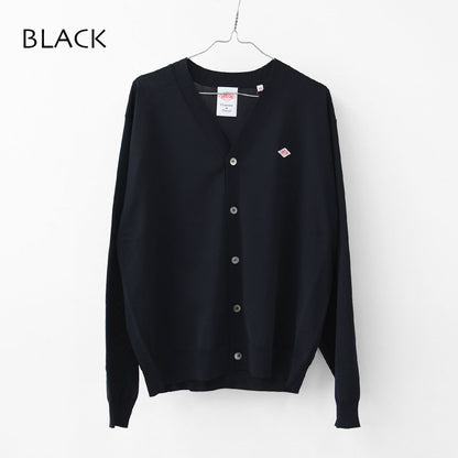 DANTON [ダントン] M Jersey Knit V-Neck Cardigan [DT-D0138YSD] ジャージーニットVネックカーディガン・ニットカーディガン・Vネックカーディガン・ハイゲージニット・シンプル・ロゴ・MEN'S [2026SS]