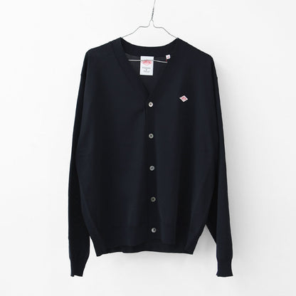 DANTON [ダントン] M Jersey Knit V-Neck Cardigan [DT-D0138YSD] ジャージーニットVネックカーディガン・ニットカーディガン・Vネックカーディガン・ハイゲージニット・シンプル・ロゴ・MEN'S [2026SS]