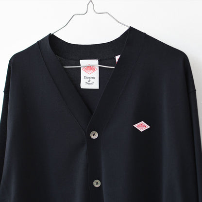 DANTON [ダントン] M Jersey Knit V-Neck Cardigan [DT-D0138YSD] ジャージーニットVネックカーディガン・ニットカーディガン・Vネックカーディガン・ハイゲージニット・シンプル・ロゴ・MEN'S [2026SS]