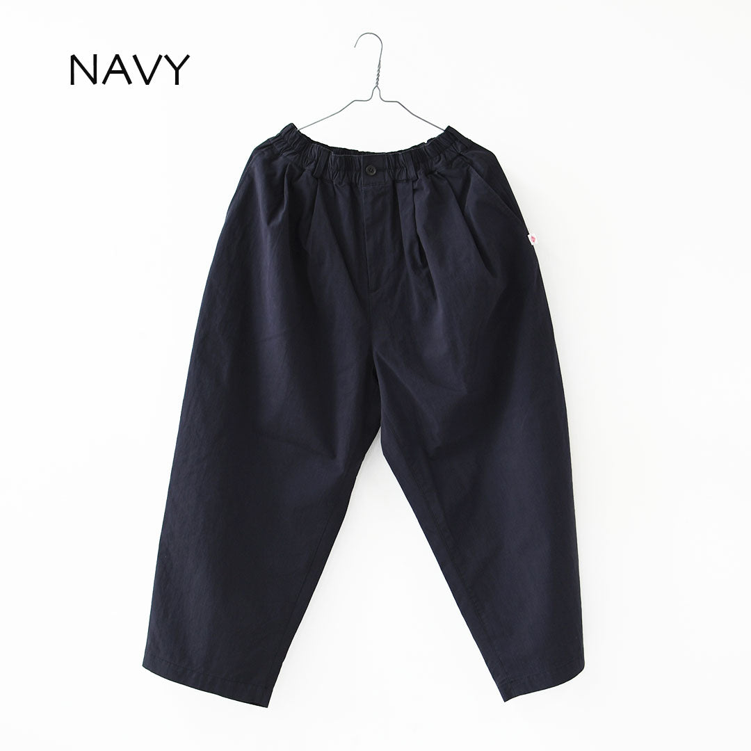 DANTON [ダントン] W C/N Twill Double Pleated Easy Pants [DT-E0212CNO] C/N ツイルダブルタックイージーパンツ・2タックイージーパンツ・ルーズパンツ・ゆったりシルエット・LADY'S [2026SS]
