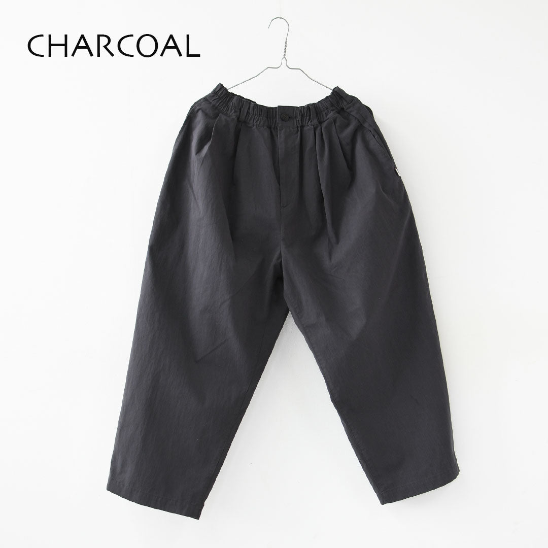 DANTON [ダントン] W C/N Twill Double Pleated Easy Pants [DT-E0212CNO] C/N ツイルダブルタックイージーパンツ・2タックイージーパンツ・ルーズパンツ・ゆったりシルエット・LADY'S [2026SS]