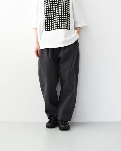 DANTON [ダントン] W C/N Twill Double Pleated Easy Pants [DT-E0212CNO] C/N ツイルダブルタックイージーパンツ・2タックイージーパンツ・ルーズパンツ・ゆったりシルエット・LADY'S [2026SS]