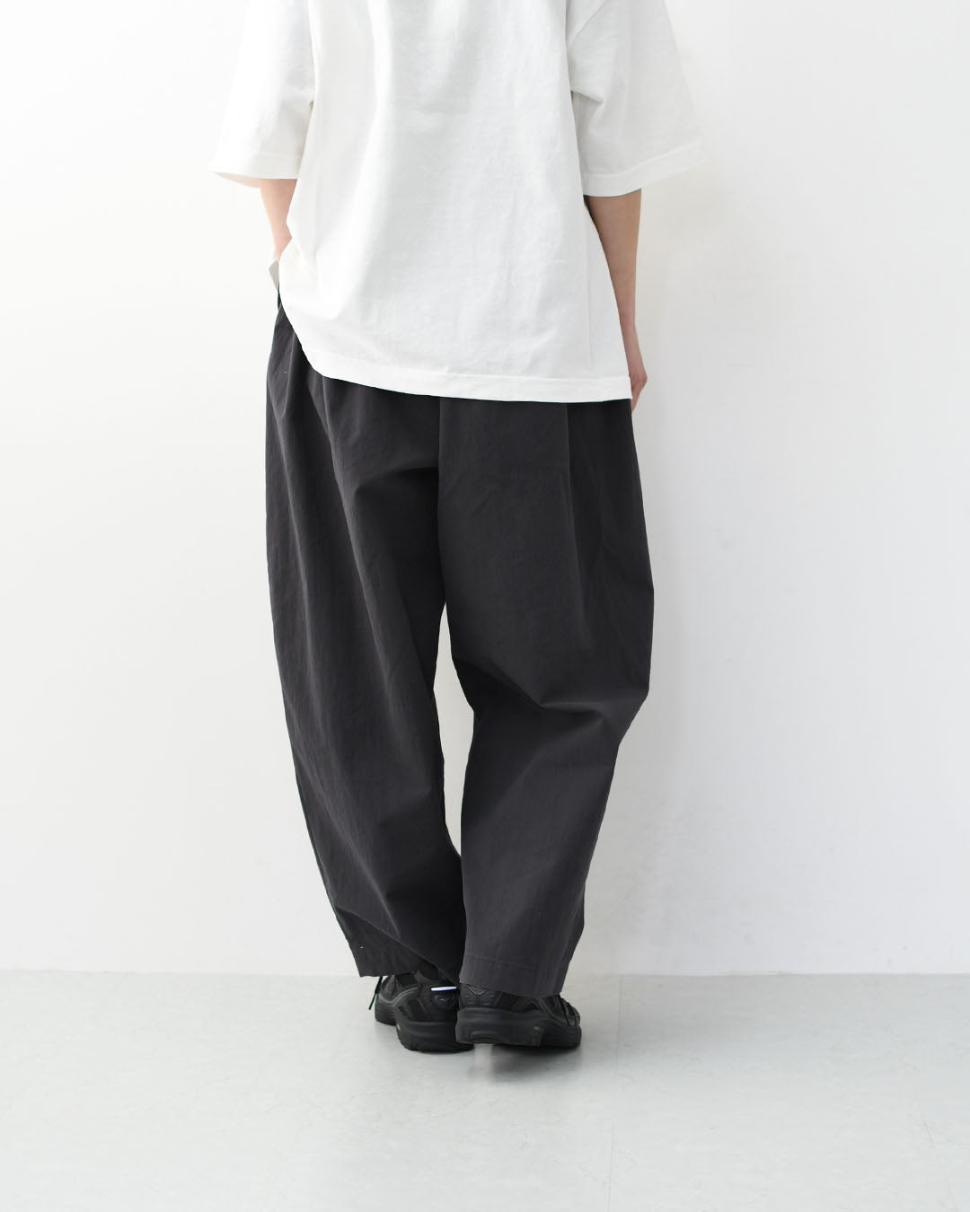 DANTON [ダントン] W C/N Twill Double Pleated Easy Pants [DT-E0212CNO] C/N ツイルダブルタックイージーパンツ・2タックイージーパンツ・ルーズパンツ・ゆったりシルエット・LADY'S [2026SS]