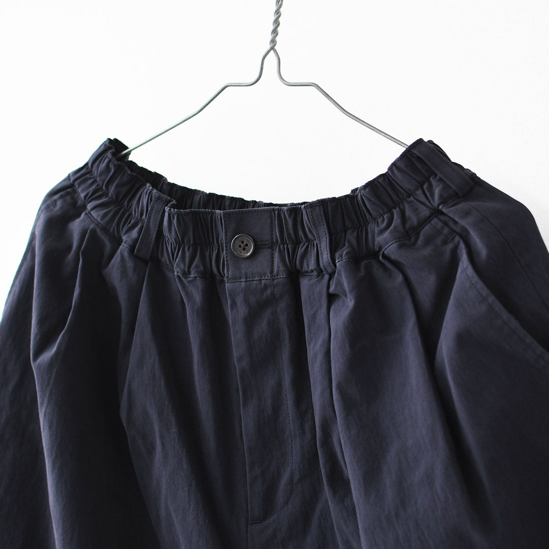 DANTON [ダントン] W C/N Twill Double Pleated Easy Pants [DT-E0212CNO] C/N ツイルダブルタックイージーパンツ・2タックイージーパンツ・ルーズパンツ・ゆったりシルエット・LADY'S [2026SS]