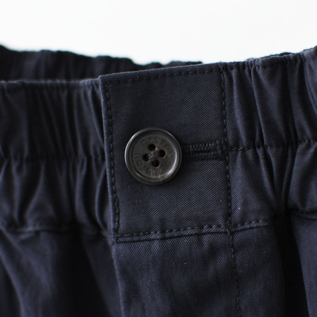 DANTON [ダントン] W C/N Twill Double Pleated Easy Pants [DT-E0212CNO] C/N ツイルダブルタックイージーパンツ・2タックイージーパンツ・ルーズパンツ・ゆったりシルエット・LADY'S [2026SS]