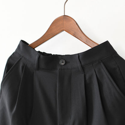 DANTON [ダントン] W MELANGE TWILL 2TUCK WIDE PANTS [DT-E0252MET] メランジツイル2タックワイドパンツ [2025SS]