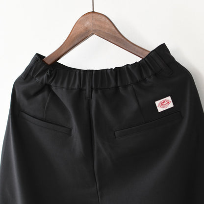 DANTON [ダントン] W MELANGE TWILL 2TUCK WIDE PANTS [DT-E0252MET] メランジツイル2タックワイドパンツ [2025SS]