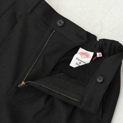 DANTON [ダントン] W MELANGE TWILL 2TUCK WIDE PANTS [DT-E0252MET] メランジツイル2タックワイドパンツ [2025SS]