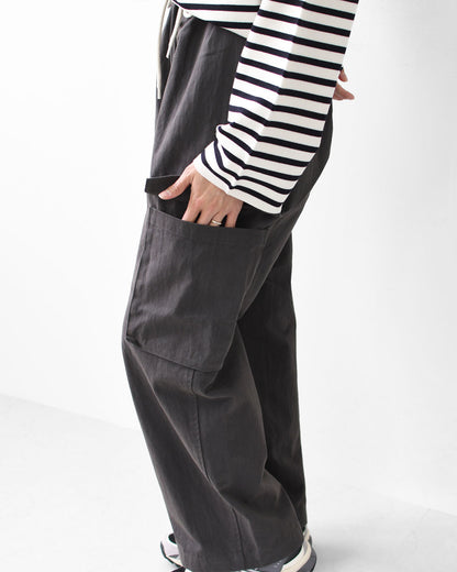 DANTON [ダントン] W PEACH SKIN CARGO PANTS [DT-E0272LUD] ピーチスキンカーゴパンツ・カーゴパンツ・ピーチスキン・コットンナイロン・LADY'S [2025AW]