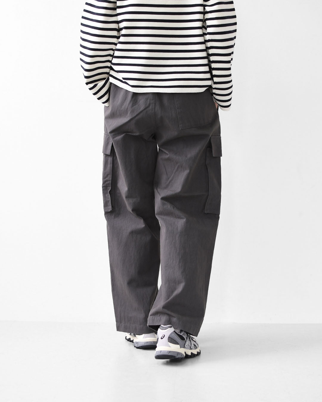 DANTON [ダントン] W PEACH SKIN CARGO PANTS [DT-E0272LUD] ピーチスキンカーゴパンツ・カーゴパンツ・ピーチスキン・コットンナイロン・LADY'S [2025AW]
